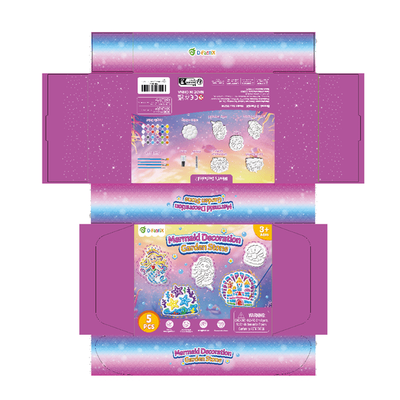 D-FantiX Scribble Pedal Plaster Painting Set