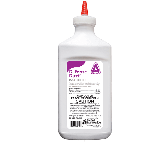D-Fense Insecticide Dust 1lb for Crawling Insects, Ants, Cockroaches ...