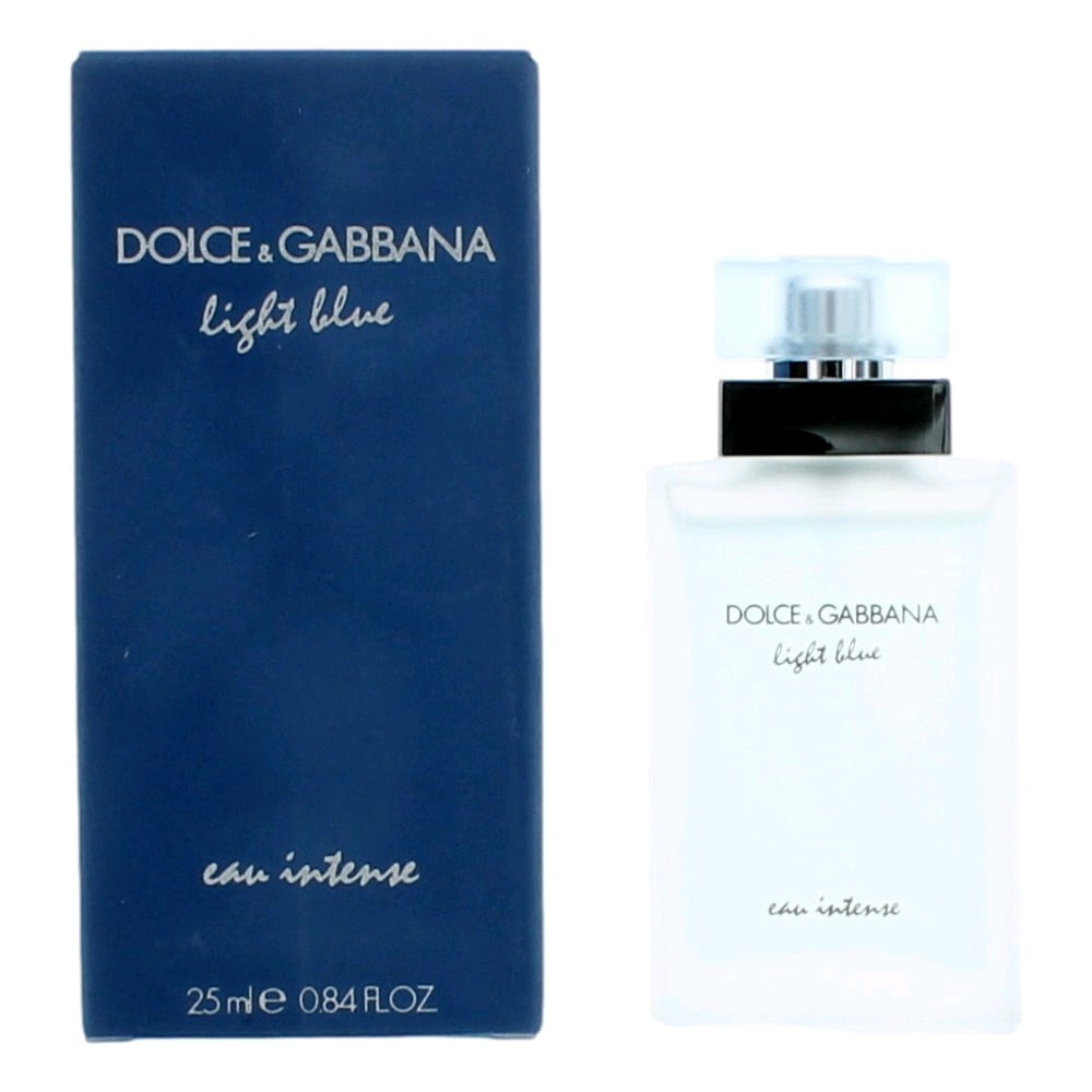 D & G Light Blue Eau Intense By Dolce & Gabbana Eau De Parfum Spray .84 Oz