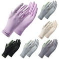 thumbnail image 1 of D GROEE 1 Pair Women UV Sun Gloves Full Finger Touchscreen Non Slip Gloves Breathable Summer Outdoor Gloves for Women, 1 of 8