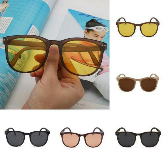 D-GROEE 1 Set Folding Fashion Style UV Protection Lens Sunglasses Frame Eyewear with Storage Case Set