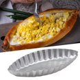 thumbnail image 1 of D-GROEE 10Pcs Boat Shaped Egg Tart Molds For Baking, Cupcake Cake Muffin Mold Aluminum Alloy Pan Baking Tool Non Stick, 1 of 8