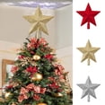 thumbnail image 1 of D-GROEE 15cm Glittered Christmas Star Tree Topper Decorative Treetop Shatterproof Star for Christmas Tree Crown Xmas Holiday Home Party Wedding Ornament Decoration 3PCS, 1 of 8