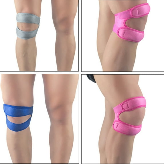 D-GROEE 1Pc Patellar Tendon Support Strap, Knee Pain Relief Adjustable Cloth Knee Strap for Running, Arthritis, Jumper, Tennis Injury Recovery