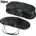 thumbnail image 1 of D-GROEE 20Pcs Eye Mask Shade Cover Blindfold Travel Sleep Eye Masks with Nose Pad for Travel Sleep or Party Supplies Game, 1 of 7