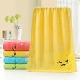 thumbnail image 1 of D-GROEE 2PACK Bamboo Fiber Soft Towels for Kids Quick Dry Ultra Absorbent Super Soft Cute Cat Musical Note Towel Bath Shower Towel, 1 of 7