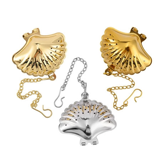 D-GROEE 2PCS Loose Tea Infuser, Tea Strainer Stainless Steel Tea Ball with Chain and Hook, Small Tea Filter Set for Mug