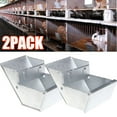 thumbnail image 1 of D-GROEE 2Pack Metal Small Animal Feeder Drinker Food Bowl Small Animal Feed Box, Great for Rabbits, Ferrets and Other Small Animals, 1 of 7