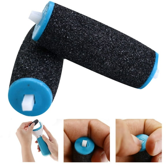 D-GROEE 2Pcs Replacement Roller Refill Heads Perfect Electronic Callus Remover Foot Care Tool