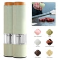 thumbnail image 1 of D-GROEE 2Pcs ZX-D39 Electric Pepper Grinder Automatic Adjustable Coarseness Seasoning Spice Mill with LED for Pepper Salt Cumin, 1 of 5