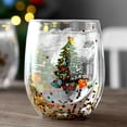 thumbnail image 1 of D-GROEE 300ml Cute Mugs Christmas Coffee Mug, Tea Cup, Milk Cup Glasses Double Wall Insulated High Borosilicate Cup, Best Christmas for Women,Men,Kid, Office and Personal, 1 of 8