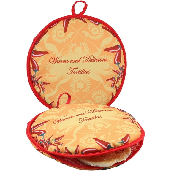 D-GROEE 30cm Food Insulation and Microwaveable, Non-woven Cloth Pouch Keeps Them Warm Holder for Tortilla Pancake Lunch Bag