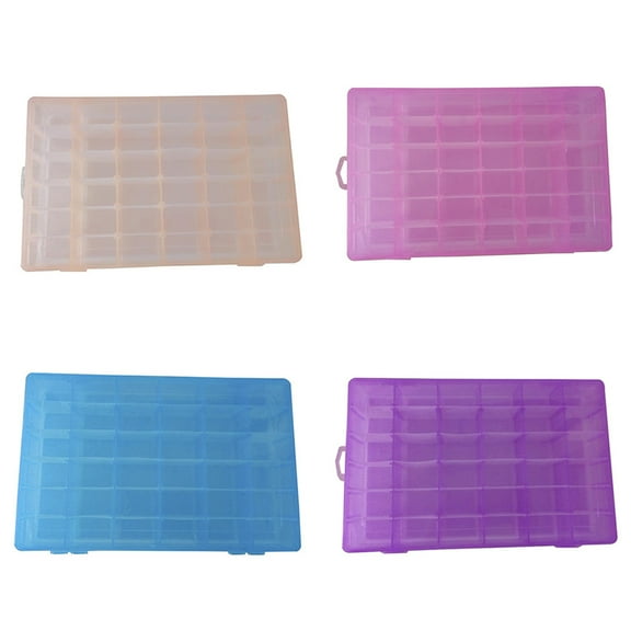 D-GROEE 36 Grids Detachable Clear Plastic Organizer Box,Storage Container Jewelry Box Suitable for Beads Crafts Jewelry Fishing Tackles