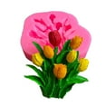 thumbnail image 1 of D-GROEE 3D Tulip Flower Silicone Mold,DIY Baking Mold Chocolate Mold,Silicone Fondant Mould for Kitchen, 1 of 7