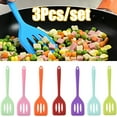 thumbnail image 1 of D-GROEE 3Pack Silicone Slotted Fish Turner Spatula for Baking, Cooking Heat Resistant Non Stick Cookware Strong, 1 of 7
