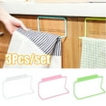 thumbnail image 1 of D-GROEE 3Pack Spread Over Door Towel Bar – Towel Rail Over Cupboard Drawer Cabinet Bathroom Kitchen Hanger, 1 of 6