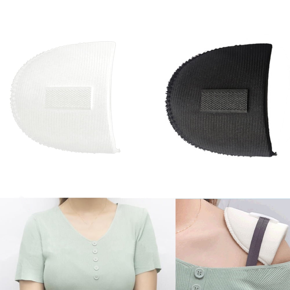 Cheers.US 4 Pairs Women Reusable Bra Strap Cushions Pliable Holder Supple  Non-slip Ease Shoulder Pads 