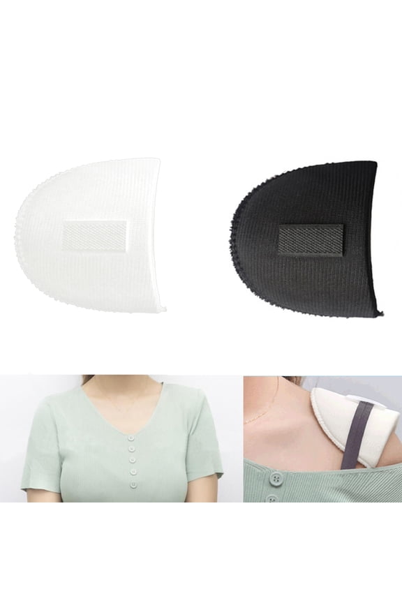 D-GROEE 4 Pairs Sponge Shoulder Pad Bra Strap Holder Cushions Reusable Shoulder Pads Pain Relief for Woman