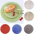 thumbnail image 1 of D-GROEE 4PCS Pot Holders for Kitchen, Hot Pads for Hot Dishes Pots and Pans, Stylish Round Cotton Yarn Mats for Wooden Table or Modern Farmhouse Kitchen Decor, 1 of 7