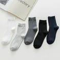 thumbnail image 1 of D-GROEE 5 Pairs Mens Socks Long Socks for Men|Cotton Dress Socks Anti-Sweat|Sports Crew Socks, 1 of 8