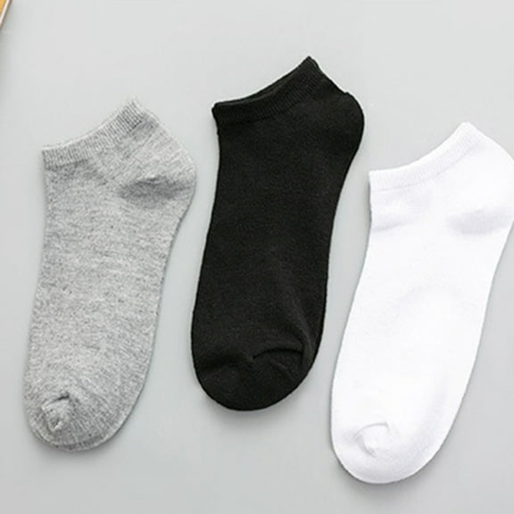 D-GROEE 5 Pairs Unisex No Show Socks Low Cut Ankle Invisible Footies for Flats Sneakers Sweat-absorbing Boat Socks