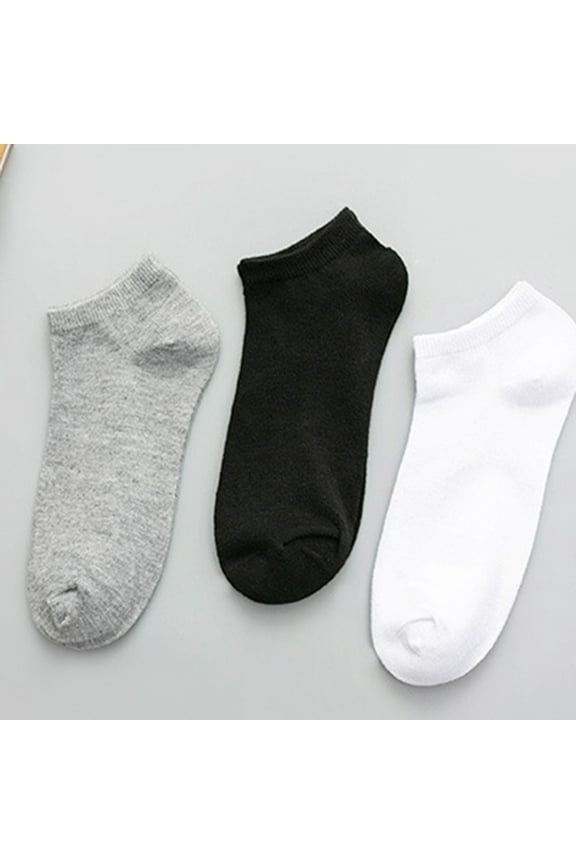 5 Pairs Unisex No Show Socks Low Cut Ankle Invisible Footies for Flats Sneakers Sweat-absorbing Boat Socks