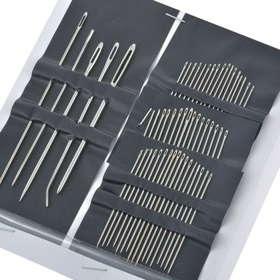 D-GROEE 55Pcs/Set Needles for Hand Sewing, Assorted Sizes, Sewing Needles, Embroidery Needles for Hand Sewing, Sewing Needles for Home DIY Crafts