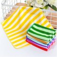 thumbnail image 1 of D-GROEE 5Pcs Absorbent Square Striped Microfiber Dish Cloth for Washing Dishes Dish Rags Best Kitchen Washcloth Cleaning Cloths, 1 of 2