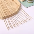 thumbnail image 1 of D-GROEE 5Pcs Gold Plated Eyeglass Chains Sunglass Retainer Strap Eyewear Retainer Eyeglass Strap Holder for Women, 1 of 8
