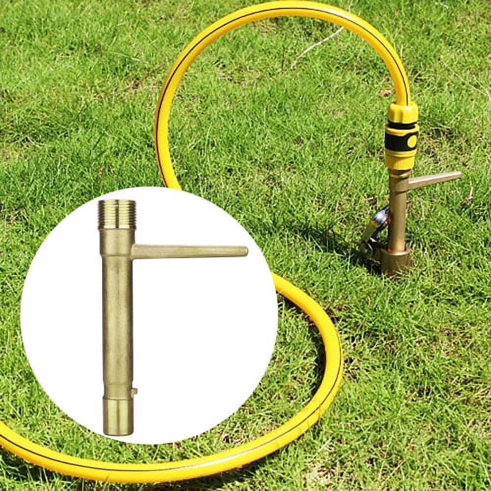 DGROEE Brass Quick Coupler Valve Key Garden Hose Underground