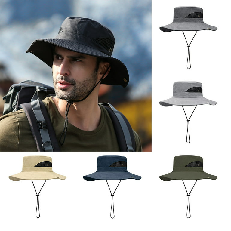 D-GROEE Bucket Hat Wide Brim UV Protection Sun Hat Boonie Hats