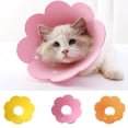 thumbnail image 1 of D-GROEE Cat Recovery Collar, Adjustable Cat Cone Collar for Kitten Cats, Sun Flower Neck Cat Cone Recovery Collar for Pet Kitten Cat Puppy Rabbit to Prevent from Biting Scratching, 1 of 7