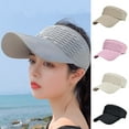 thumbnail image 1 of D GROEE Empty Top Hat Sports Sun Visor Adjustable UV Sun Hat Cap for Beach Pool Golf Tennis, 1 of 5