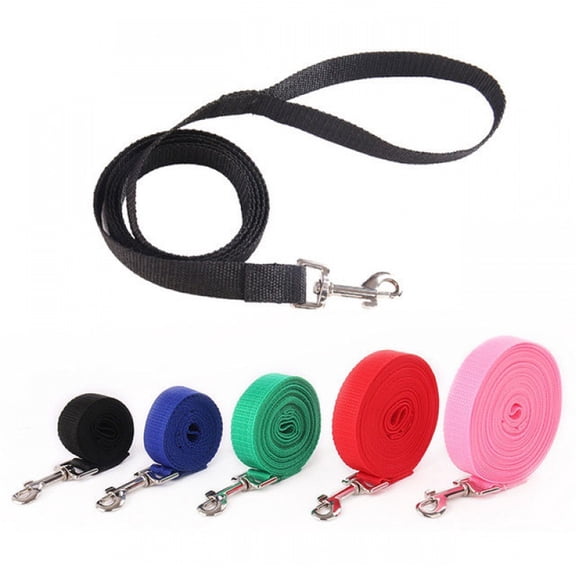 D-GROEE Imitation Nylon Dog Training Leash Rope - Strong, Durable, Leash with Easy to Use Bolt Snap - Available in Multiple Lengths and Colors