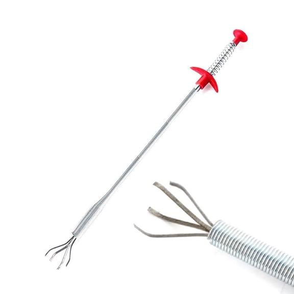 D-GROEE Kitchen Bathroom Toilet Sink Cleaning Pipeline Dredge Tools Hair Catcher Bendable Spring Pipe Dredge Home Use