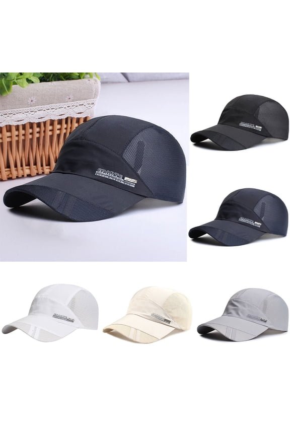 D GROEE Lightweight Mesh Outdoor Baseball Hat Sun Sport Hats for Men