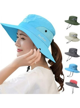 Laidan Sun Hat for Men Women Bucket Hat with String Cooling Hat Heatstroke Ice Cap Wide Brim Sun Hat Waterproof Breathable UV Protection Hiking