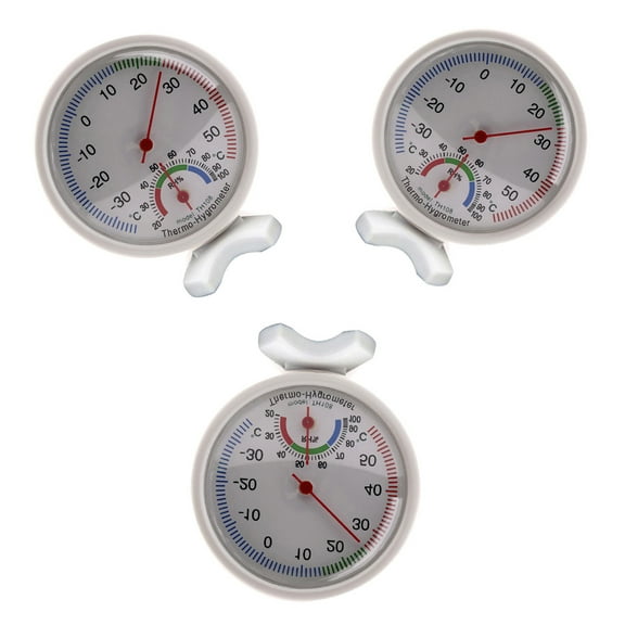 D-GROEE Mini Indoor Thermometer Hygrometer Analog Temperature Humidity Monitor Gauge for Home, Room, Outdoor, Offices, Display Mechanical