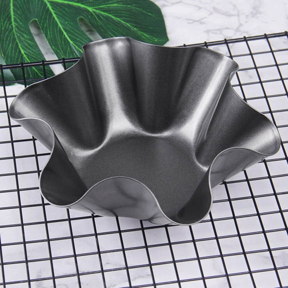 D-GROEE Non-stick Flower Shape Tortilla Maker Nonstick Taco Shell Maker Salad Bowl Carbon Steel Baking Molds for Kitchen