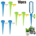thumbnail image 1 of D-GROEE Plant Self Watering Spikes Devices, 10 Pack Automatic Irrigation Equipment Plant Waterer with Slow Release Control Valve, Adjustable Water Volume Drip System for Home Plant Watering, 1 of 7