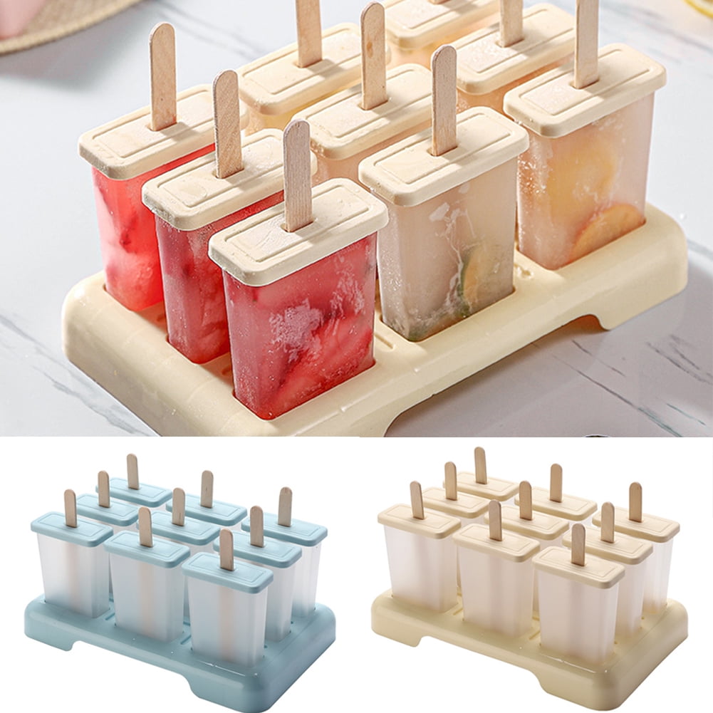 Dropship 6Pcs Popsicle Molds Reusable Ice Cream DIY Ice Pop Maker