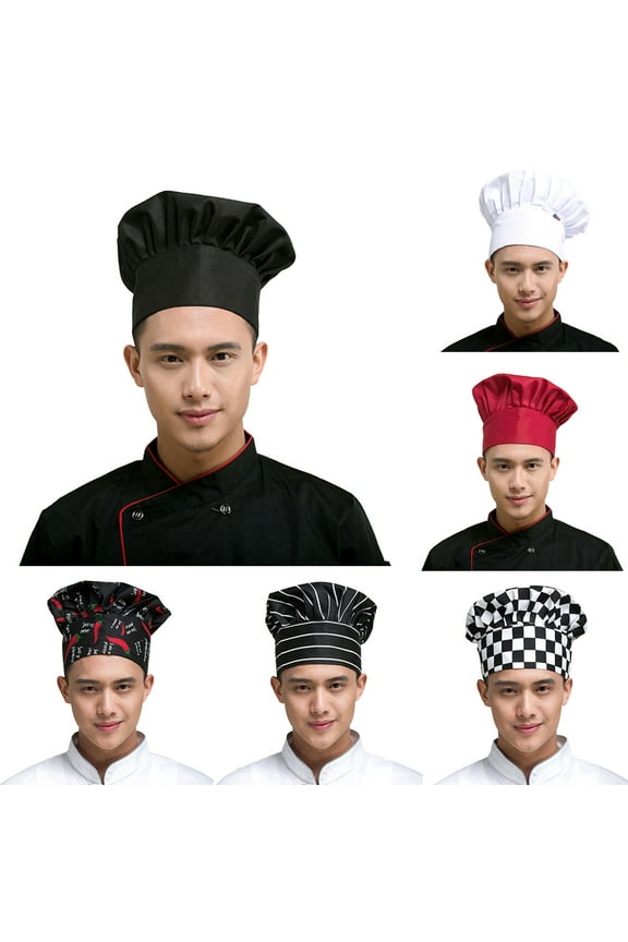 Professional Chef Hat Adjustable Elastic Baker Kitchen Cooking Chef Cap