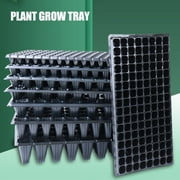 D-GROEE Seed Starter Tray Growing Kit with Drainage Holes, Sturdy Tray for Microgreens 5 Pack