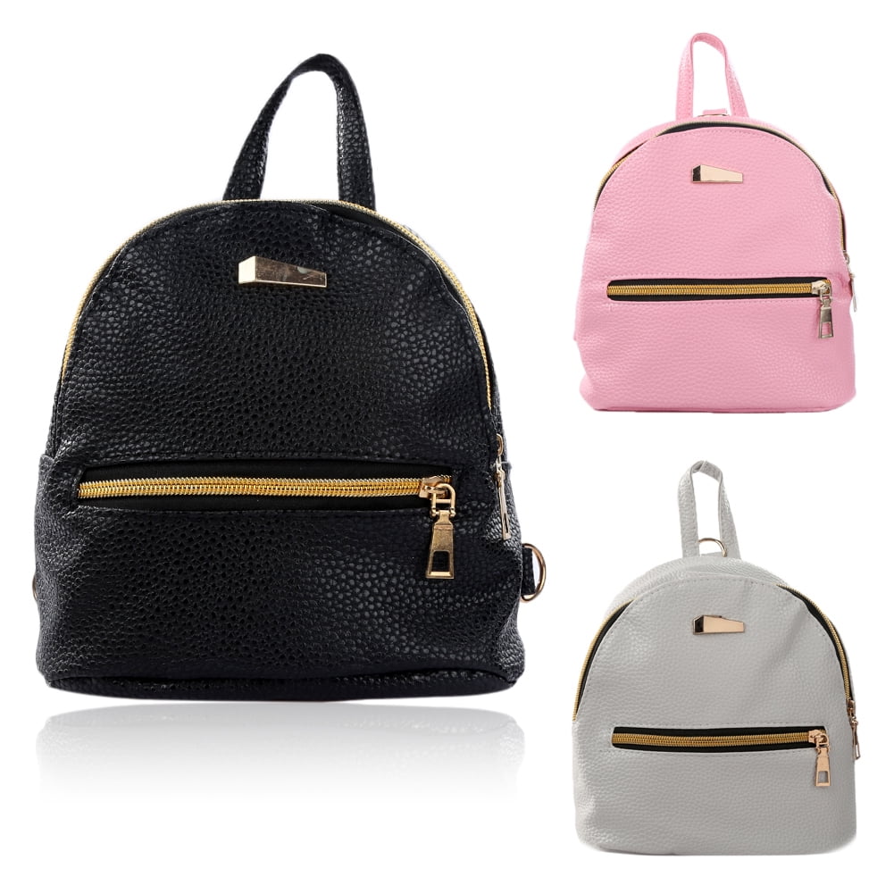 Universal Girls Fashion Backpack Cute Mini Pu Leather Backpack Purse for  Women/Girls