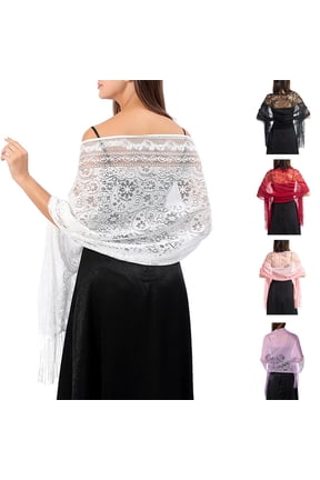Soft Lace Shawls and Wraps for Evening Formal Dresses Scarf Pashmina Shawl for Wedding Party
