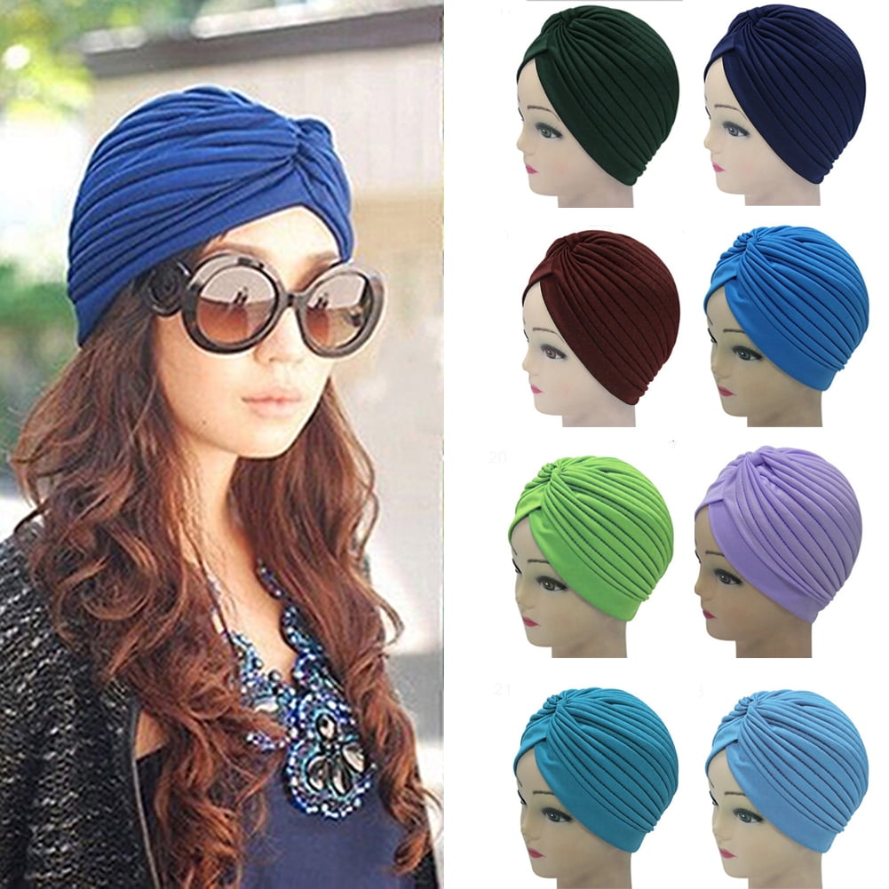 Men Women Print Hijab Tied Hats Unisex Durag Bandana Du Rag Turban Chemo  Caps