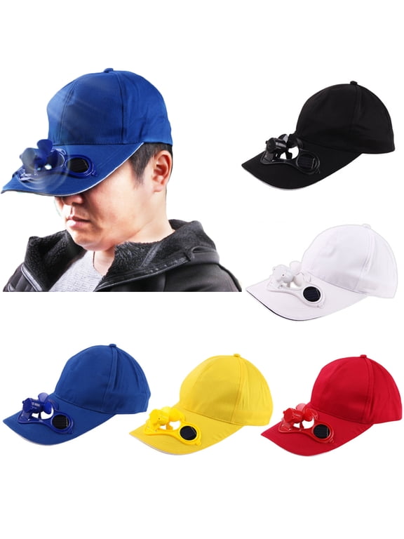 Summer Fan Hat, Sun Hats, Unisex-Adult's Solar Power Charging Fun Baseball Cap