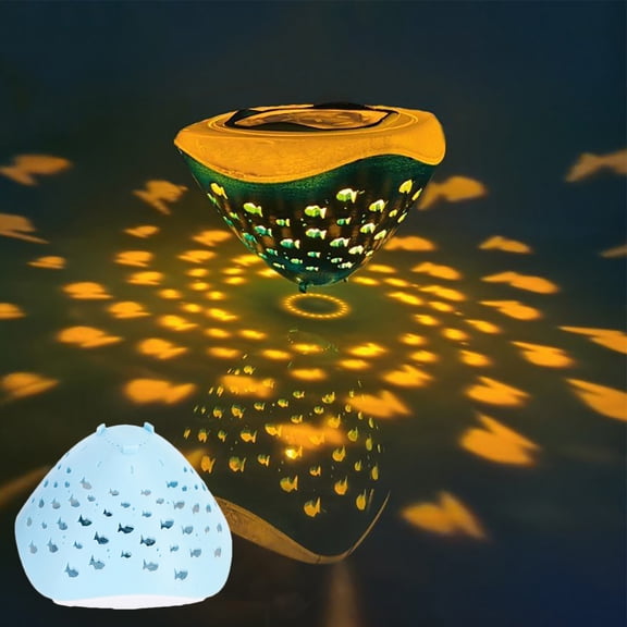 D-GROEE Underwater Bath Light,Floating Lamp LED Aqua Glow Multi Colour Flashing Bathroom Pond Pool Fountain Party Night Light Bath Light Up Toy with 5 Colors Mode