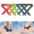 thumbnail image 1 of D-GROEE Unisex Leaves Print Cool Bandana Ties Neck Wrap Cooler Headband Ice Cold Scarf, 1 of 5