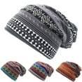 thumbnail image 1 of D-GROEE Unisex Skullies Beanies Knitting Printing Vintage Bonnet Cap Autumn Winter Casual Beanies Hat, 1 of 7